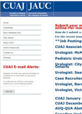 锐意医学网-Canadian Urological Association journal = Journal de l'Association des urologues du Canada